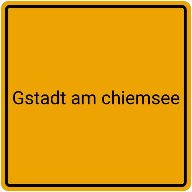 Meldebestätigung Gstadt am Chiemsee